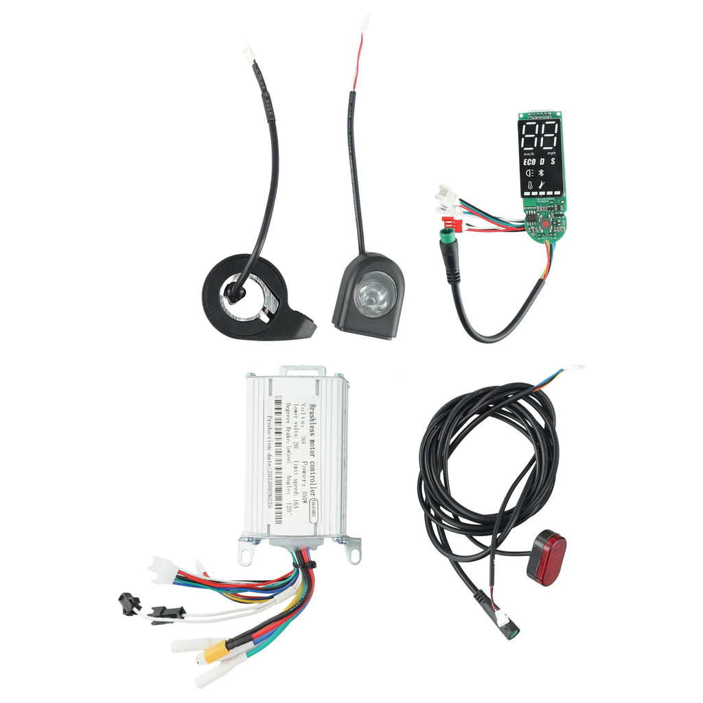 36V 350W 15A Scooter Controller Electric Scooter Controller Display Dashboard Accelerator Scooter Replace Suit For E-Scooter
