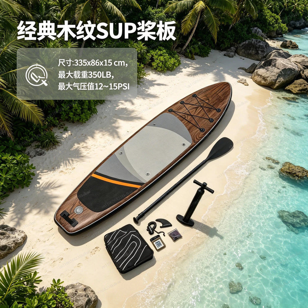 Portable Foldable Inflatable SUP Board Single & Double Person High Bearing Water Paddle Board With Full Matching Accessories