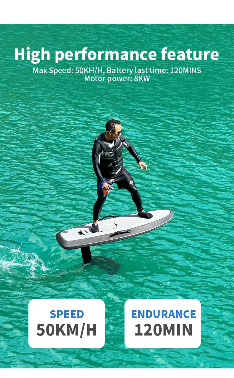 Electric Hydrofoil Surfboard Long Range Kite Surfing Power Surfboard Water Sports