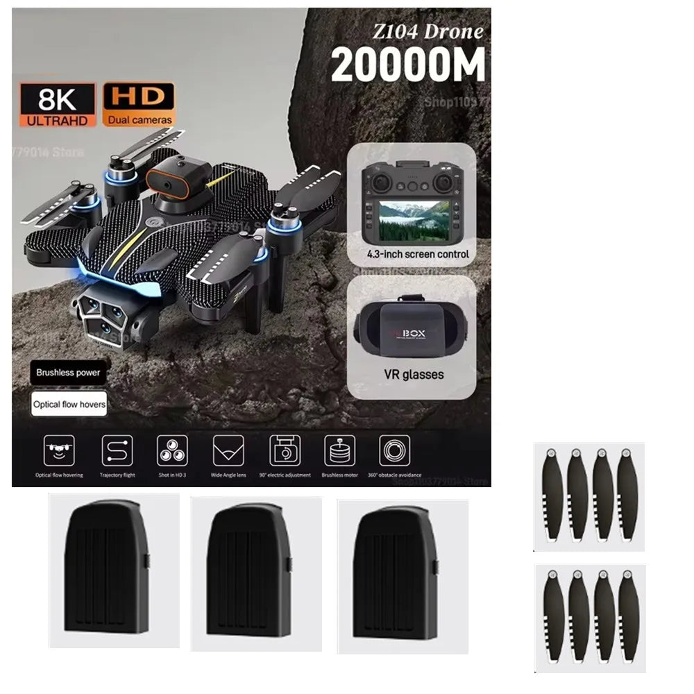 Z104 Drone Parts Z104 Drone Battery Original Accessories / Propeller Blade /  Use For Z104 Drone