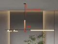 Minimalist Restaurant Chandelier Modern Light Luxury Simple Nordic Bar Table Spotlight Designer Creative Straight Strip Lights
