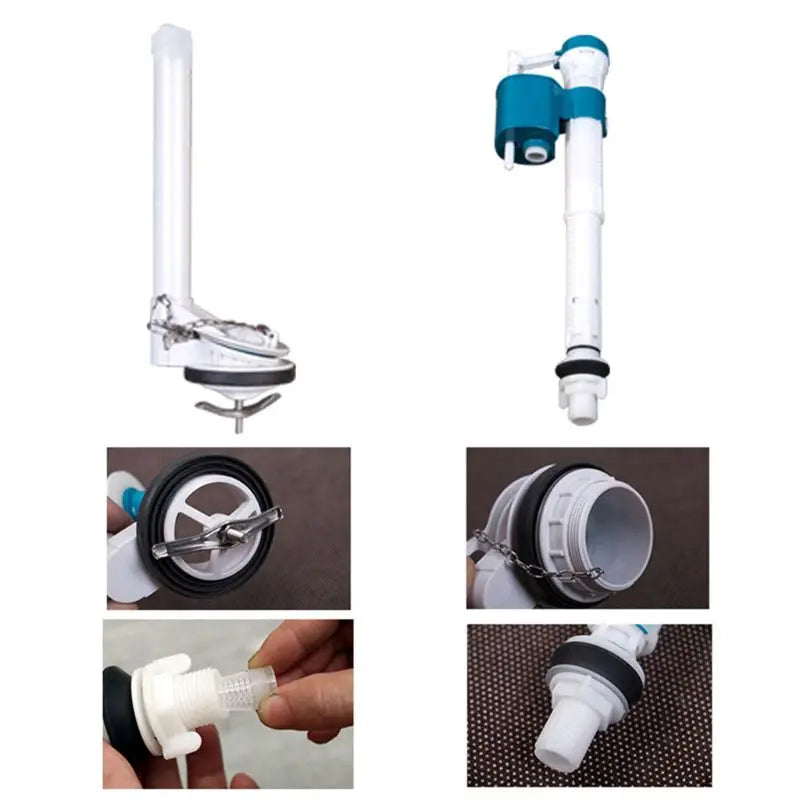 Bottom Entry Shank Inlet Adjustable Flush Push Button Water Cistern for Home Bathroom Toilet Tools