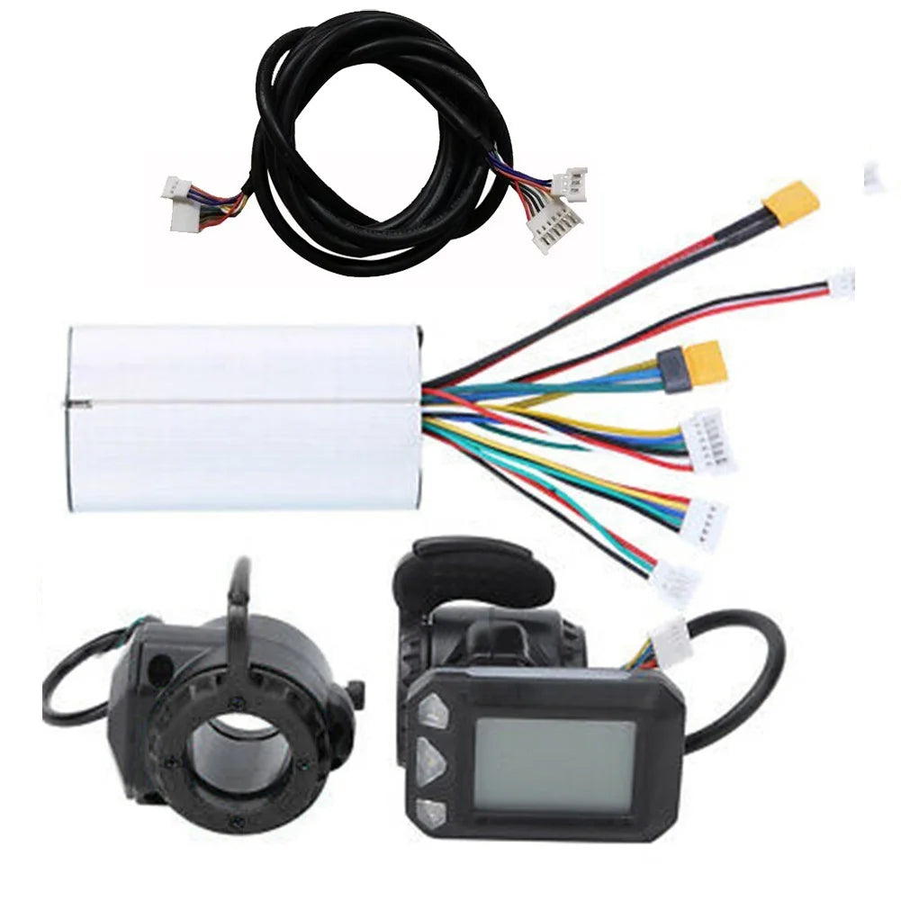 Reliable Electric Scooter Controller with LCD Display and Advanced EABS Brake System Fits Various Wheel Sizes and Power Ratings
