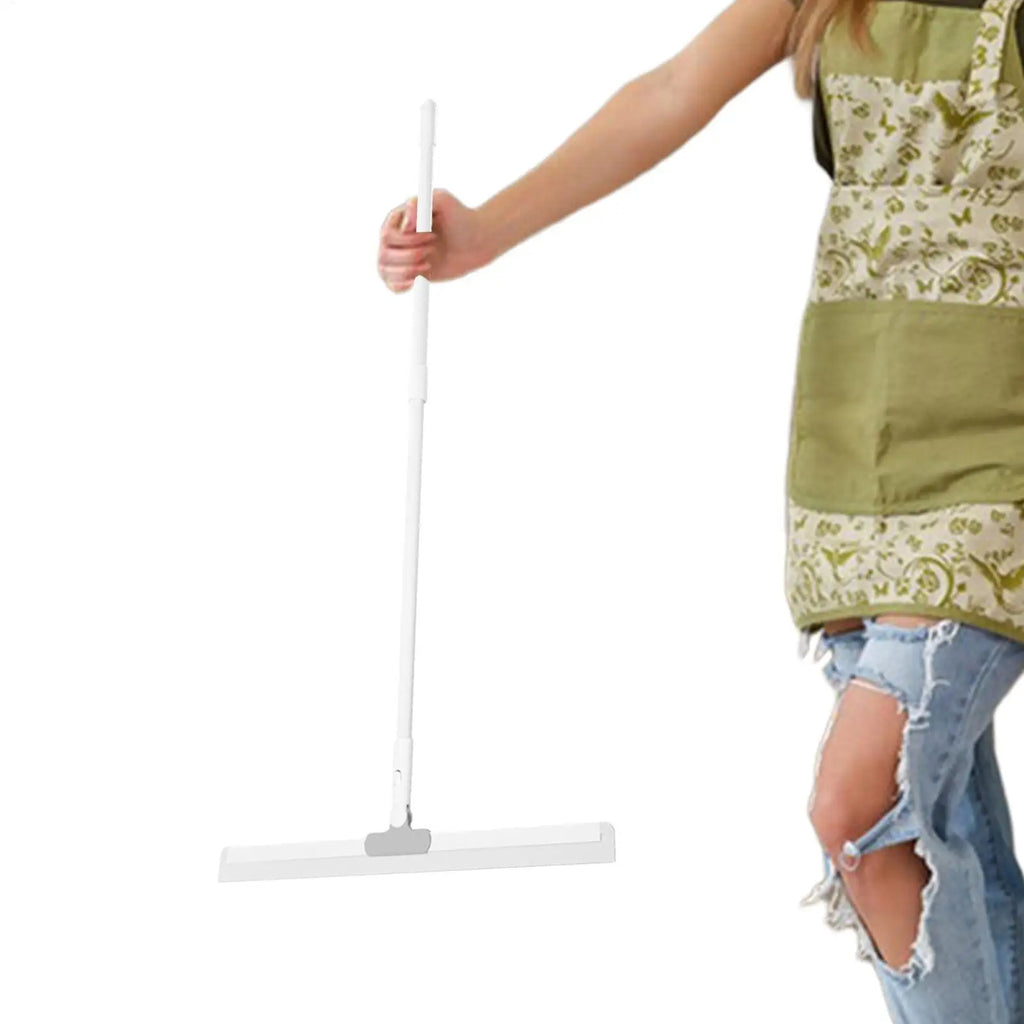 35/45/55cm Silicone Wiper Scraper Broom Glass Wiper Floor Mop Household Bathroom Sweeping Water Silicone Scraper Broom
