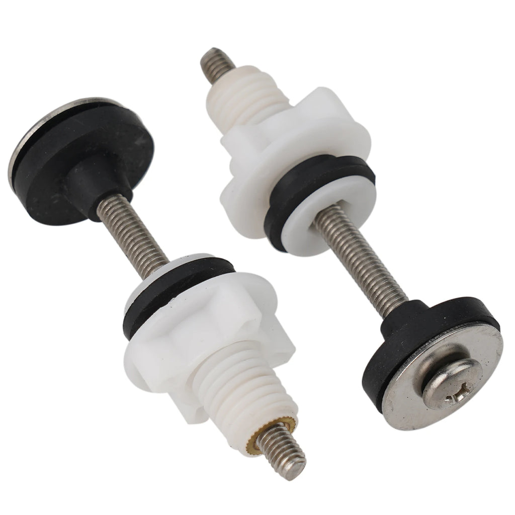 2PCS Tank Bolt M6 Bolts Rubber Toilet Cistern To Toilet Pan Fixing Fitting Sealing Kit Close Coupling Bolts Bathroom Accessories