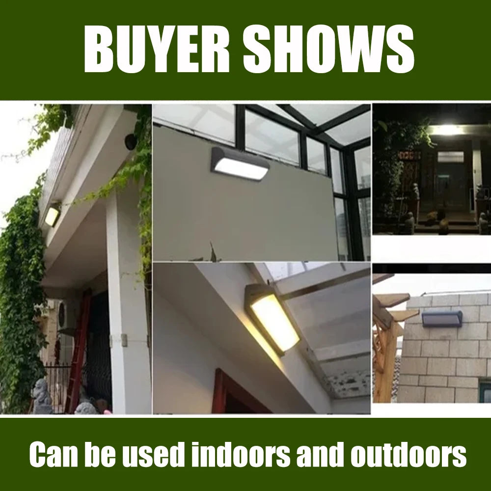 Modern Outdoor LED Wall Light Waterproof 110V 220V Exterior Wall Light For Porch Garage Garden Courtyard Villa Indoor Wall Lamp