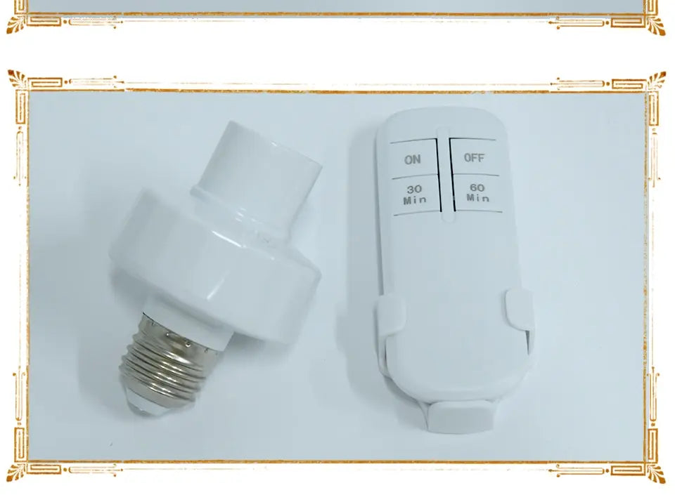 Wireless Remote Control E27 Light Socket Smart Switch LED Lamp Base House Timer Switch WiFi Light Bulb Holder Room Smart Device