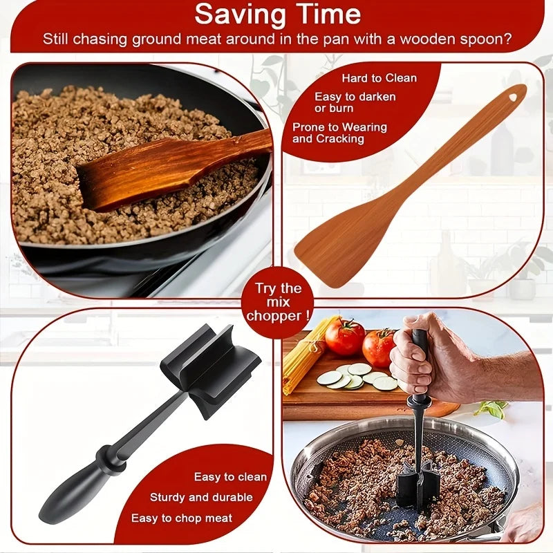 Kitchen Meat Chopper Manual Meat Shredder & Pulverizer for Ground Beef , Turkey, Hamburger Meat Grinding Kitchen Gadgets