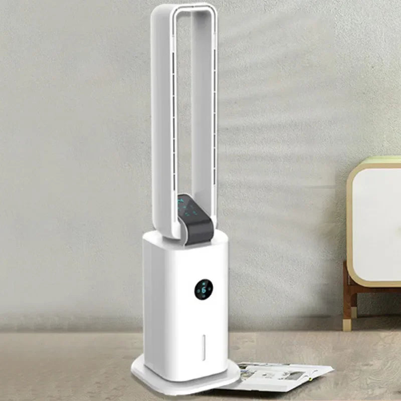 Household 220v New Bladeless Fan Safety Intelligent Purification Ground Anion Electric Air Circulation Tower Fan 220v
