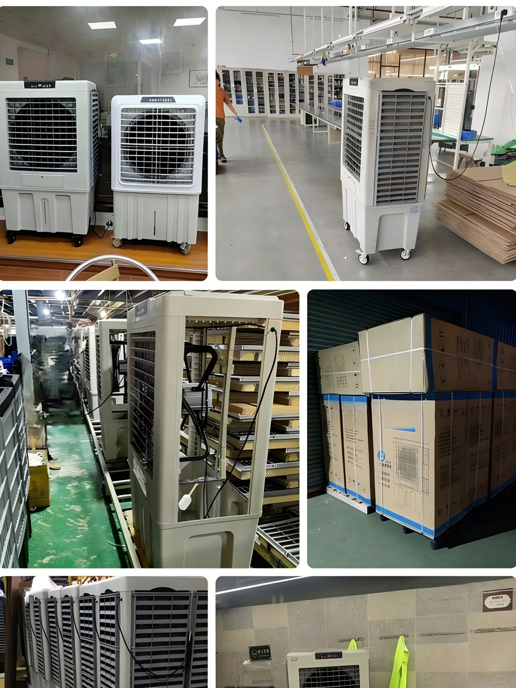 Air Cooler Evaporator, Industrial Fan, Portable Air Conditioning Unit, High Efficiency Cooling System, Energy Saving Ventilator