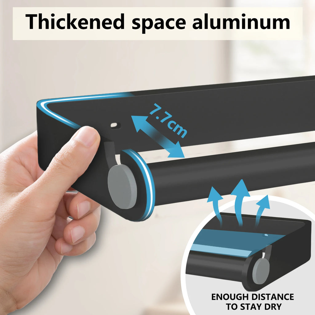 Stainless Steel Kitchen Paper Holder Plastic Wrap Holder Kitchen Accessories Kitchen Paper Dispenser Kitchen Supplies