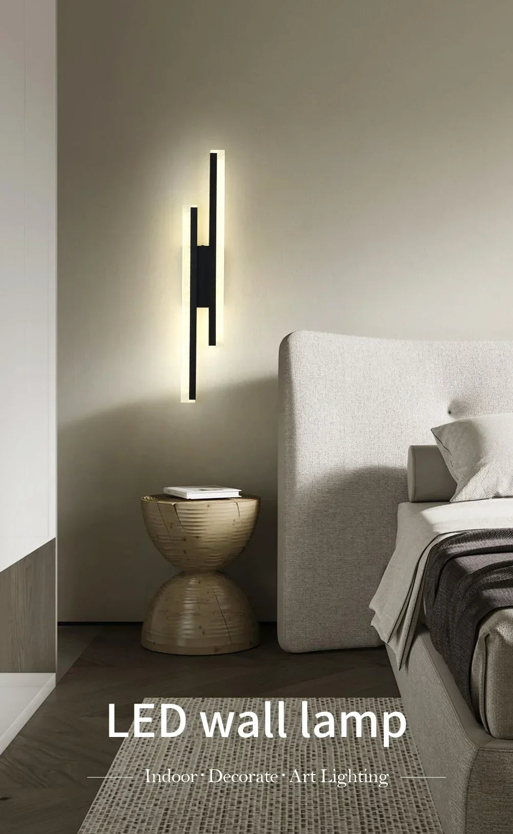 Modern LED Wall Light for Living Room Stairs Bedroom Corridor Wall Sconces Lamp Home Interior Decoration Lighting Fixture