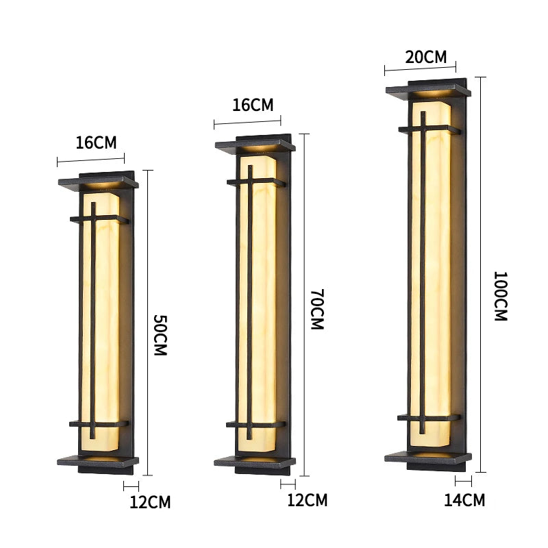 Outdoor Wall Lighting Modern simple villa Waterproof wall lamp Exterior wall Porch Balcony Stainless steel Garden Terrace light