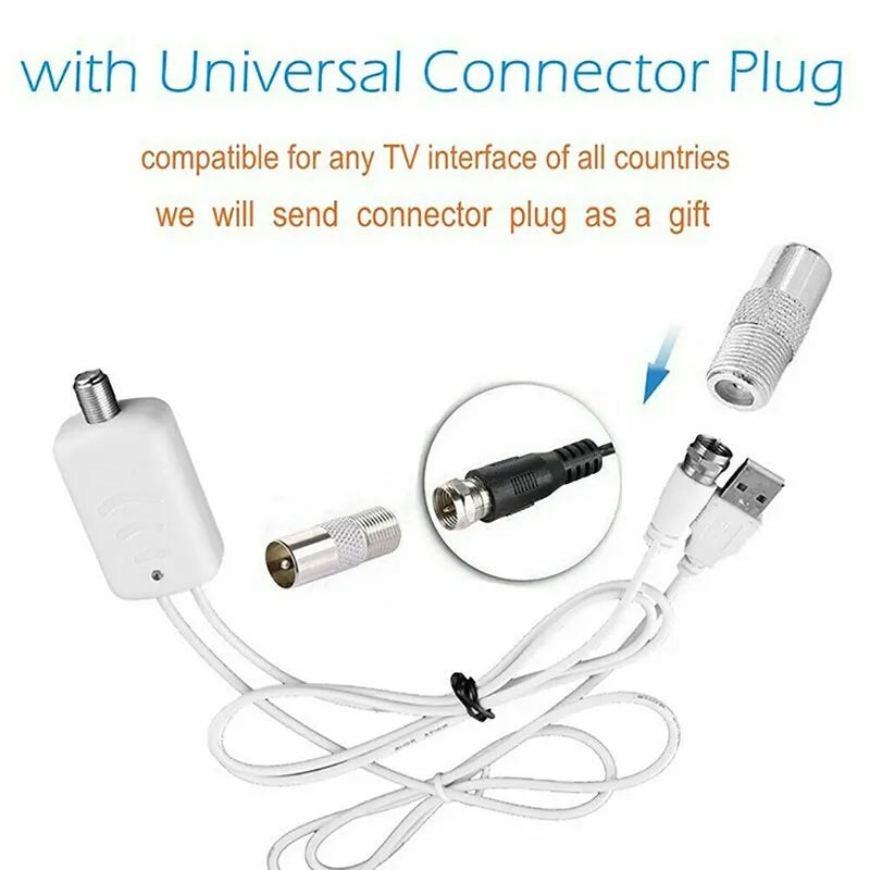 4K Indoor Digital TV Antenna Full HD HDTV Antena DVB-T/T2 DVBT2 Cable TV Antena 500 Miles UHF VHF DTV Antennas Aerial For Car RV