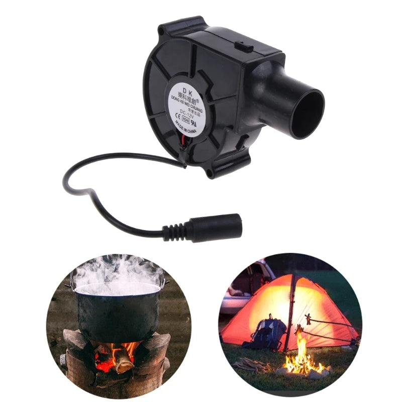 Air Flow 110V 220V AC Powered Fan Variable Speed Controller Picnic Barbecue Fan