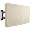 Weatherproof Dust-proof Outdoor TV Cover Beige 70" 75" 40" 46" 50" 55" 60" 65" Protect TV Screen Garden Patio Outdoor TV Cover