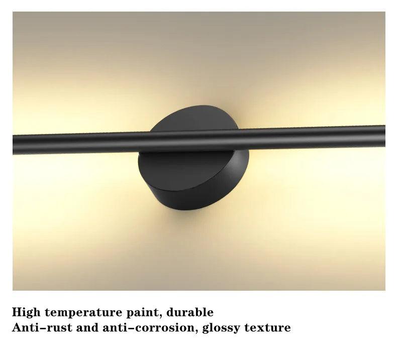 Modern minimalist led long wall lamp living room TV sofa bedroom bedside lamp background wall decorative lamp interior