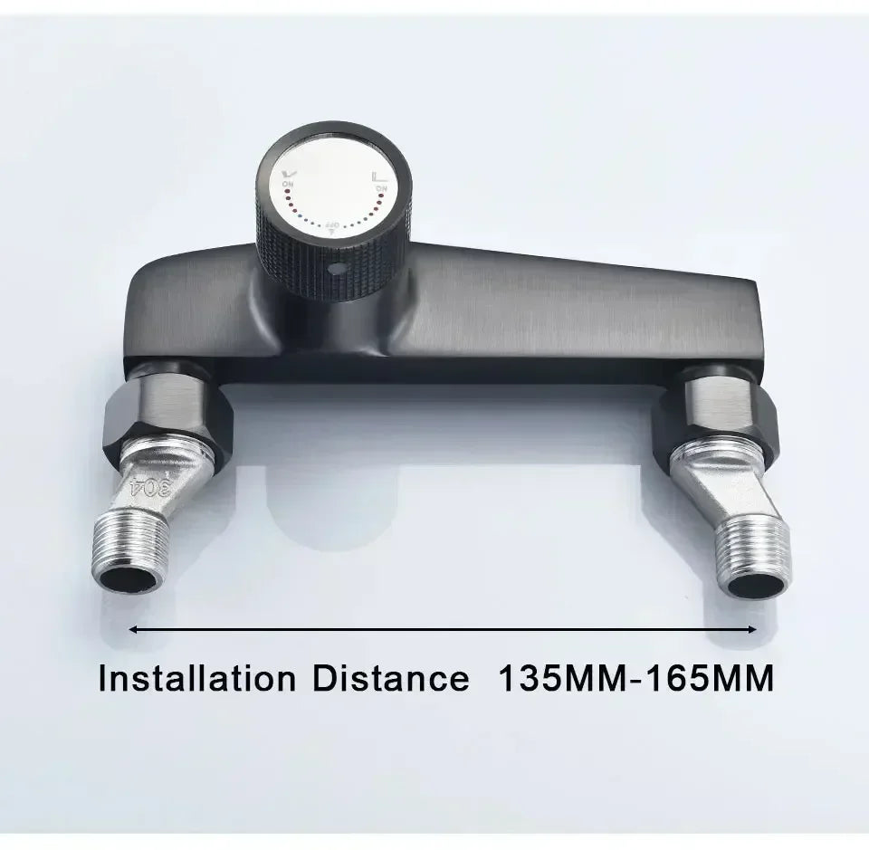Bathtub Faucet Multi-functional Bathroom Hot and Cold Tap Water Heater Mixing Valve Shower Faucet Bathroom Accessories
