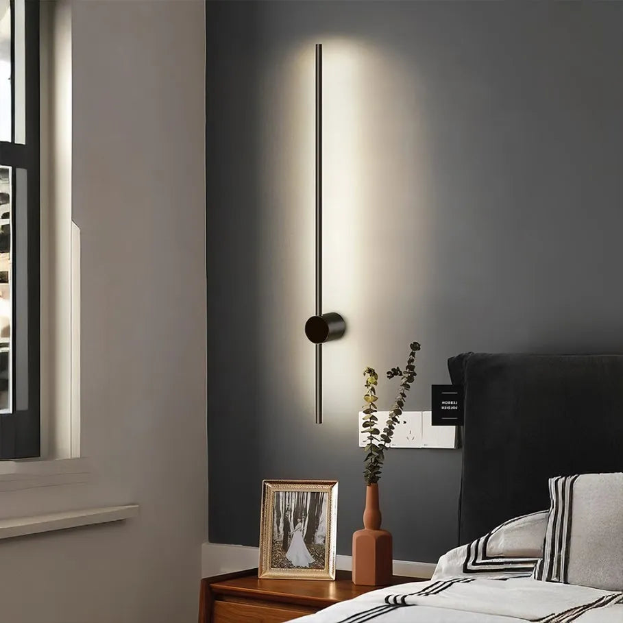 2/1 PCS Modern Led Wall Lamp 350° Touch Switch Long Wall Light For Home Living Room Sofa Background Wall Sconce Lighting Fixture