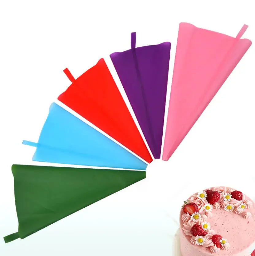 1Pcs Kitchen Gadgets Cream Pastry Bag Baking Accessories DIY Cake Decorating Food Grade Cream EVA Reusable Piping Bags