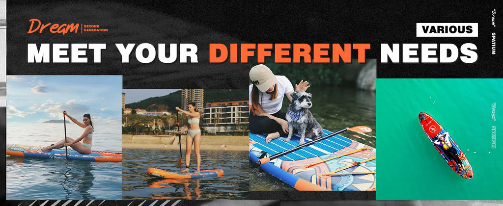 Spatium 350cm Inflatable Surfboard SUP Paddle Board Surfing Fishing Accessories SUP Inflatable Stand Up Paddle Board Set