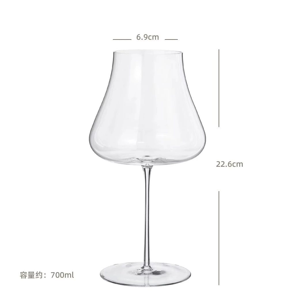Large Capacity Crystal Glass Wine Glasses Nordic Luxury Small Man Waist Goblet Household High-end Wine Ware