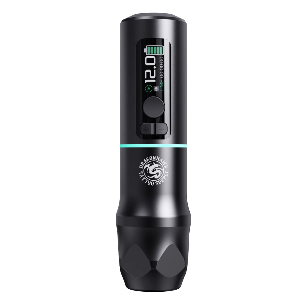 Dragonhawk X20 Pro Wireless Tattoo Pen HD Color Screen Replaceable 2000mAh Battery 3.5mm Stroke For Lining Shading Coloring