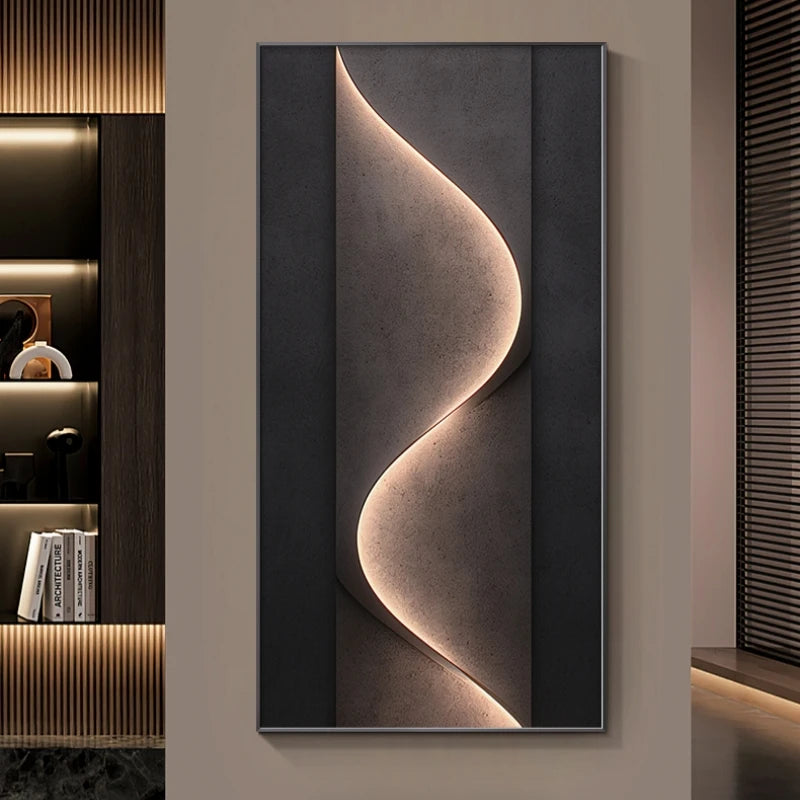 Luxury LED Wall Lamp Living Room Background Corridor Hotel Home Decoration High-end Luster Hanging Painting Modern Mural Light
