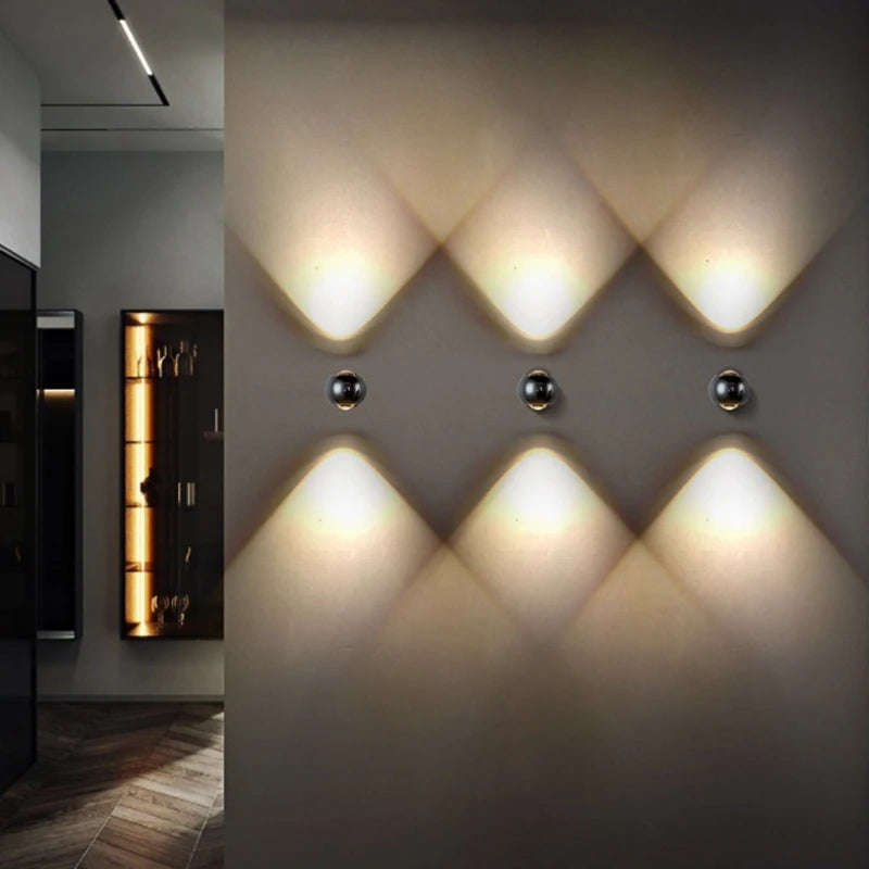 Aluminum Luxury Art Glass Wall Lamp Sconce Living Dining Room Bedroom Corridor Staircase Home Decor Lighting