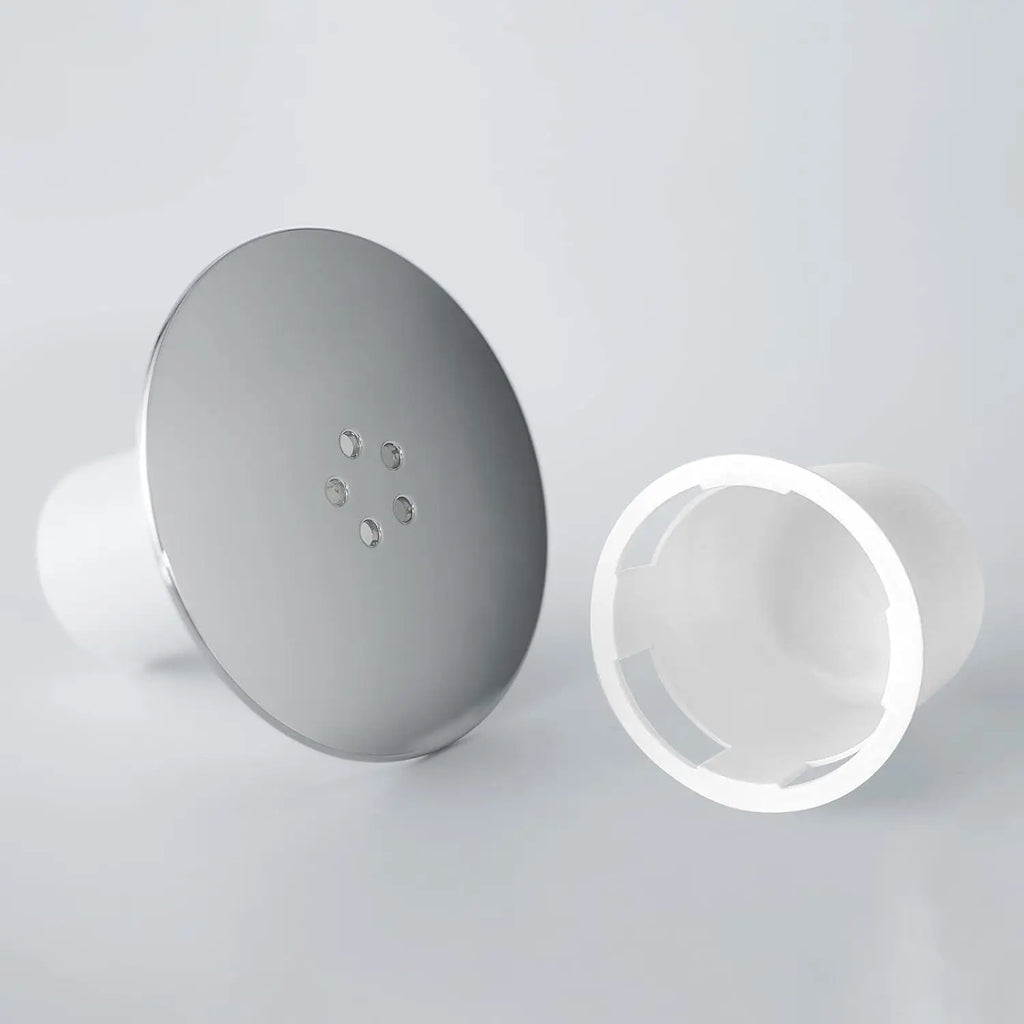 Replacement of Shower Drain Cover, Chrome Plated Shower Trap Cover, Shower Drain Cover, 90mm/115mm, Detachable