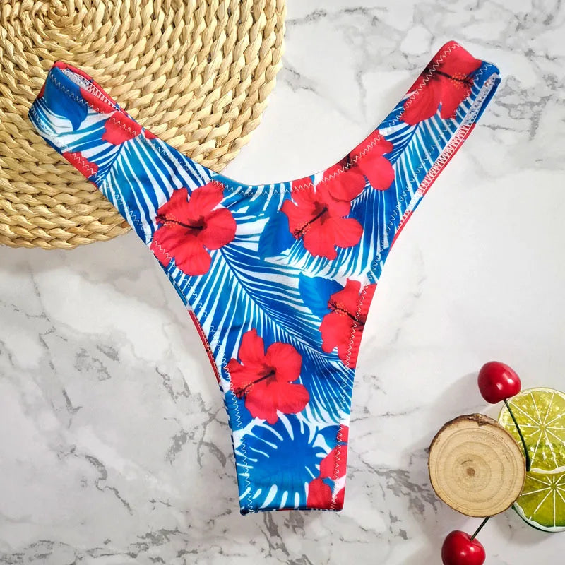 Bikini Brazilian  Beachwear Bikini Bottom Swimwear Bottom Thong Sexy Mini String Swimwear Bikini Swimsuit for Women Biquini