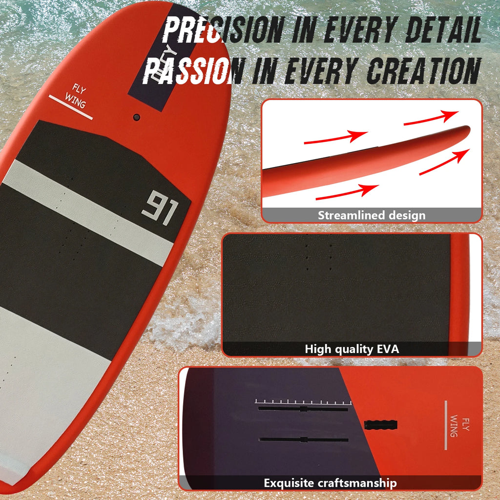 OEM Hard Carbon Surfboard  Foil Pumping Board for Surf Downwind Water Sports sup Paddle Board  Kite Surfing Wing Hydrofoil