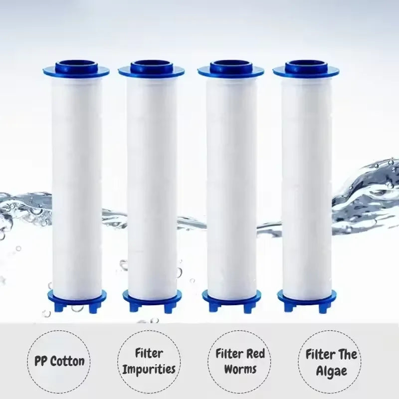 PP Cotton 10-40pcs Shower Head Replacement Filter Water Purification Bathroom Accessories for Universal Shower Water Cleaning
