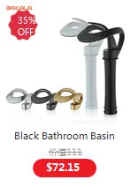 Bathroom Waterfall Basin Sink Faucet Black Faucets Brass Bath Faucet Hot&Cold Water Mixer Vanity Tap Deck Mounted Washbasin Tap
