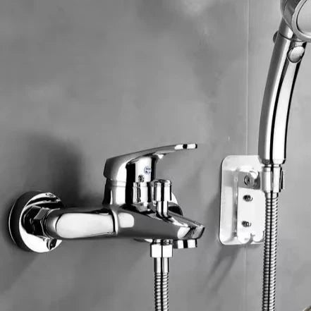 Bathroom Shower Faucet Mixing Valve Wall Mounted Hot Cold Water Taps Household Toilet Bathtub Faucet Bathroom Accessories