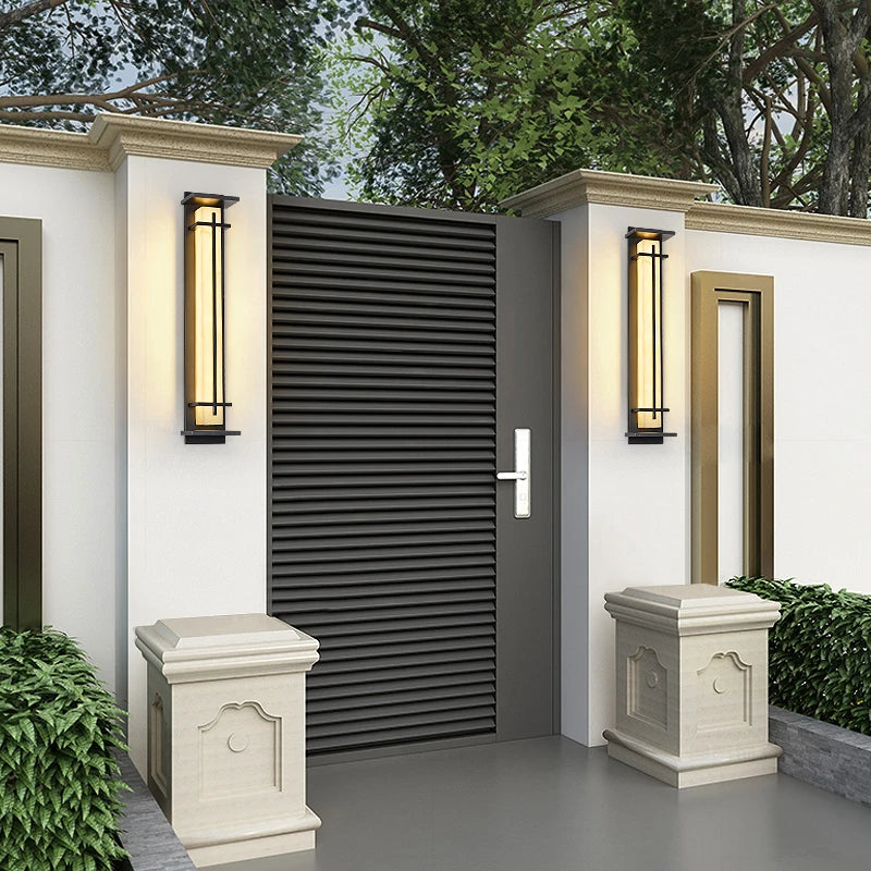 Outdoor Wall Lighting Modern simple villa Waterproof wall lamp Exterior wall Porch Balcony Stainless steel Garden Terrace light