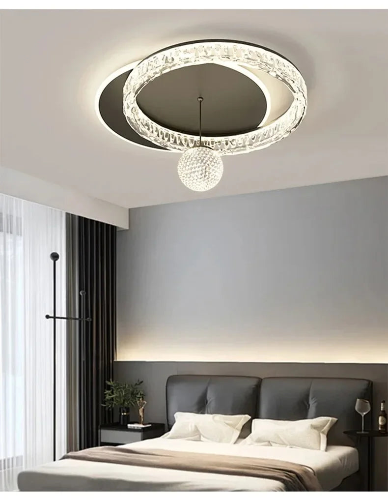 Home Decoration Chandelier Modern Light Luxury LED Ceiling Lamp For Living Room Bedroom Home Decor Indoor Lighting Light Fixture