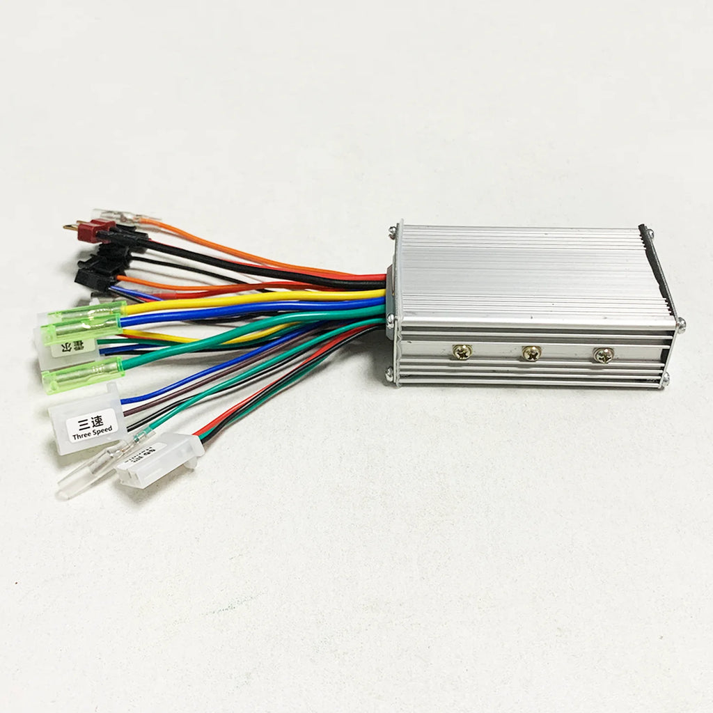 E-bike Scooter 3-mode sine wave brushless motor controller 24/36/48V 350W 18A +with lock handlebar LED display battery capacity