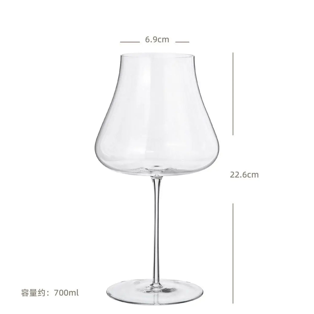 Large Capacity Crystal Glass Wine Glasses Nordic Luxury Small Man Waist Goblet Household High-end Wine Ware