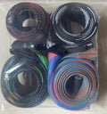6PCS Fishing Rod Sleeves Your Fishing Rod And Enhance Your Casting Ability Woven Mesh Cover for Musky Ice Fly Spey Fishing Rods