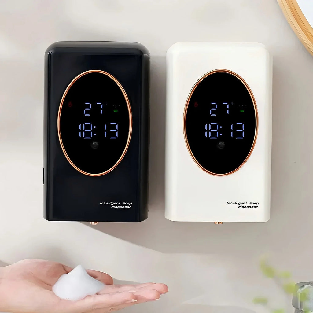 Automatic Soap Dispenser 480ml Smart Sensing Touchless Foam Soap Dispenser USB Recharging Wall Mounted for Bathroom and Kitchen
