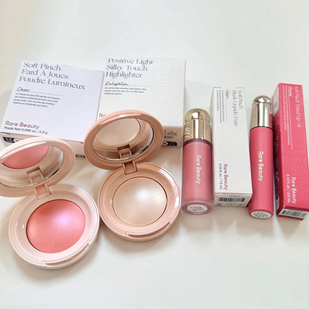 Hot Rare Beauty Soft Pinch Liquid Contour Lasting Moisturizer Liquid Blush Happy Hope Honesty Lip Gloss Makeup Highlight Powder