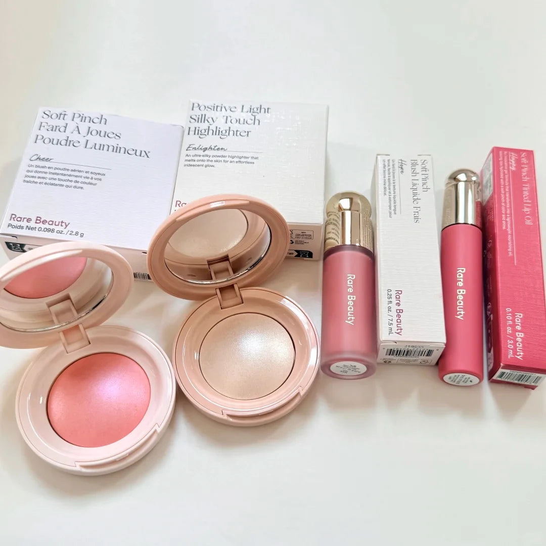 Hot Rare Beauty Soft Pinch Liquid Contour Lasting Moisturizer Liquid Blush Happy Hope Honesty Lip Gloss Makeup Highlight Powder