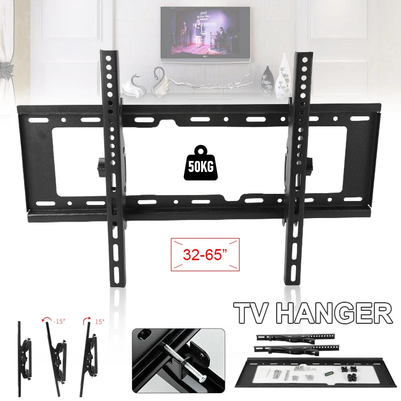 TV Stand TV Rack For 32-65 inch TV Universal TV Wall Mount Bracket Monitor Wall Support PC Screen Bracket Fixed Holder