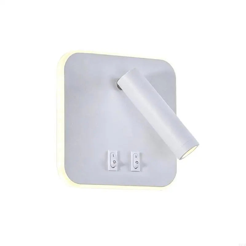 Modern Wall Lamp with Adjustable Light Mode and USB Port Bedroom Wall Lights for Home Decorating and Night Reading M4YD