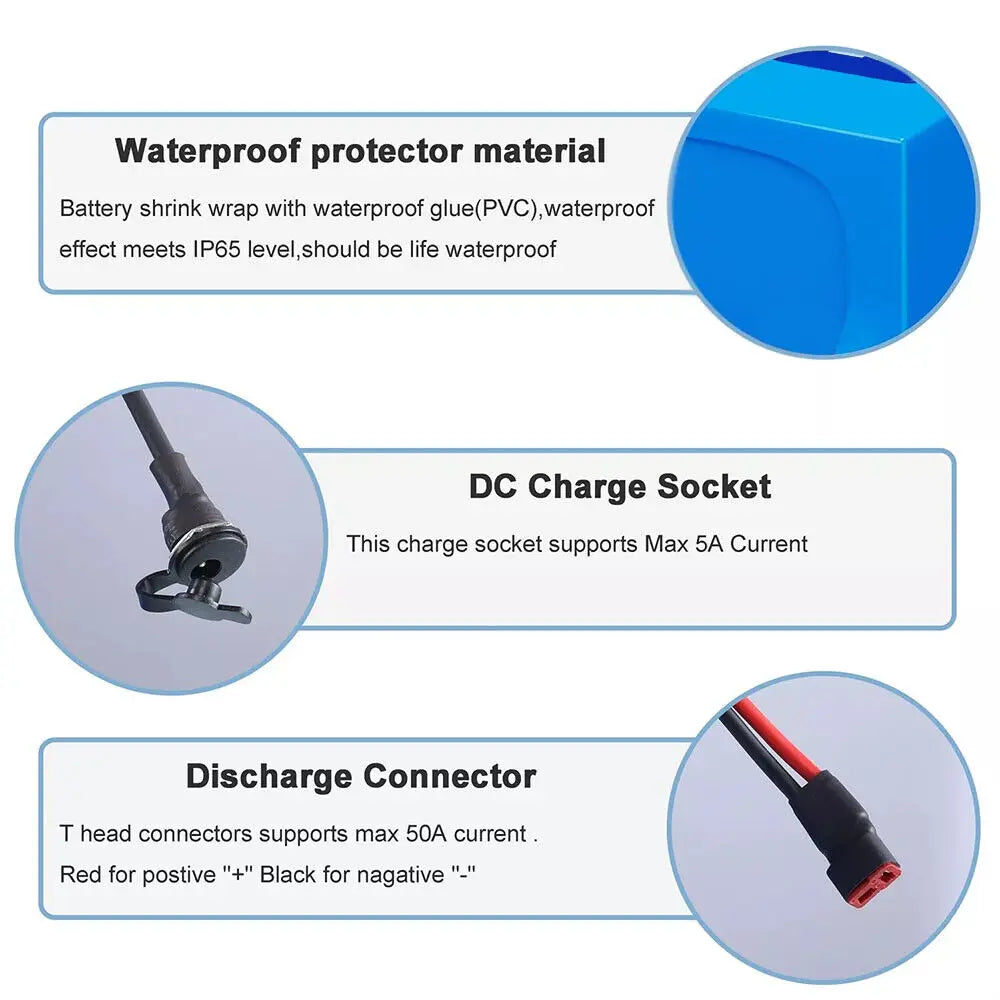 10S6P 36V 20000mAh Electric Scooter Lithium Battery 18650 Battery Pack 36V 20Ah Electric Scooter Electric Scooter Battery 42v