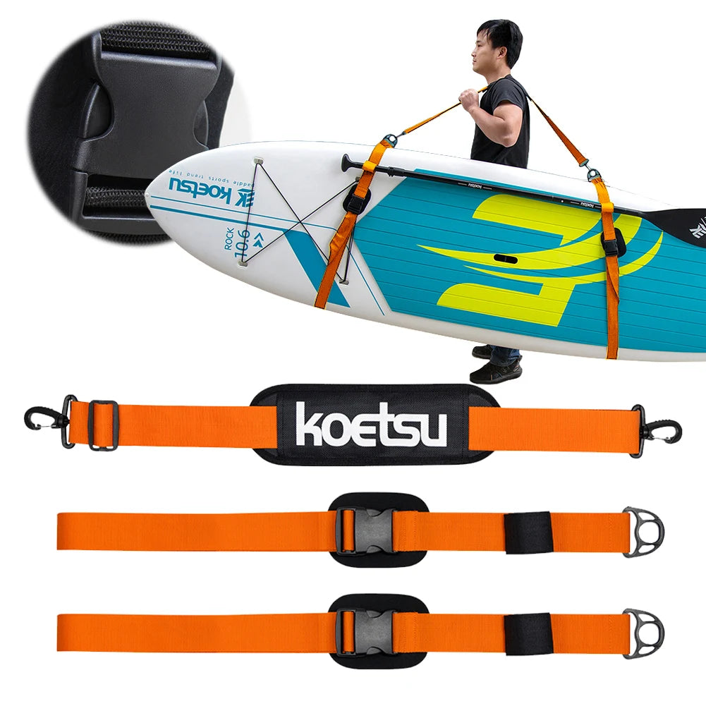 Surfboard Shoulder Strap Adjustable Stand Up Surf Paddle Board Strap Sups Board Carrier Accessories Portable Paddle Board Sling