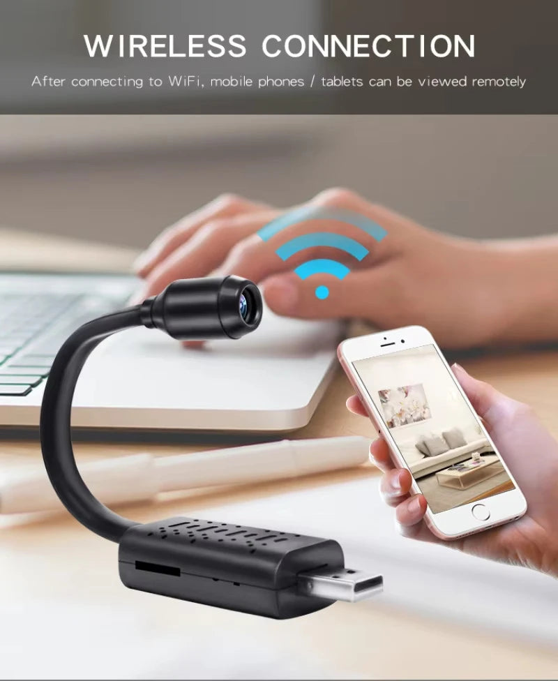 Mini Camera 1080P HD WiFi Wireless Camera Video Recorder Home Security Surveillance Motion Detection P2P Camcorder Remote View