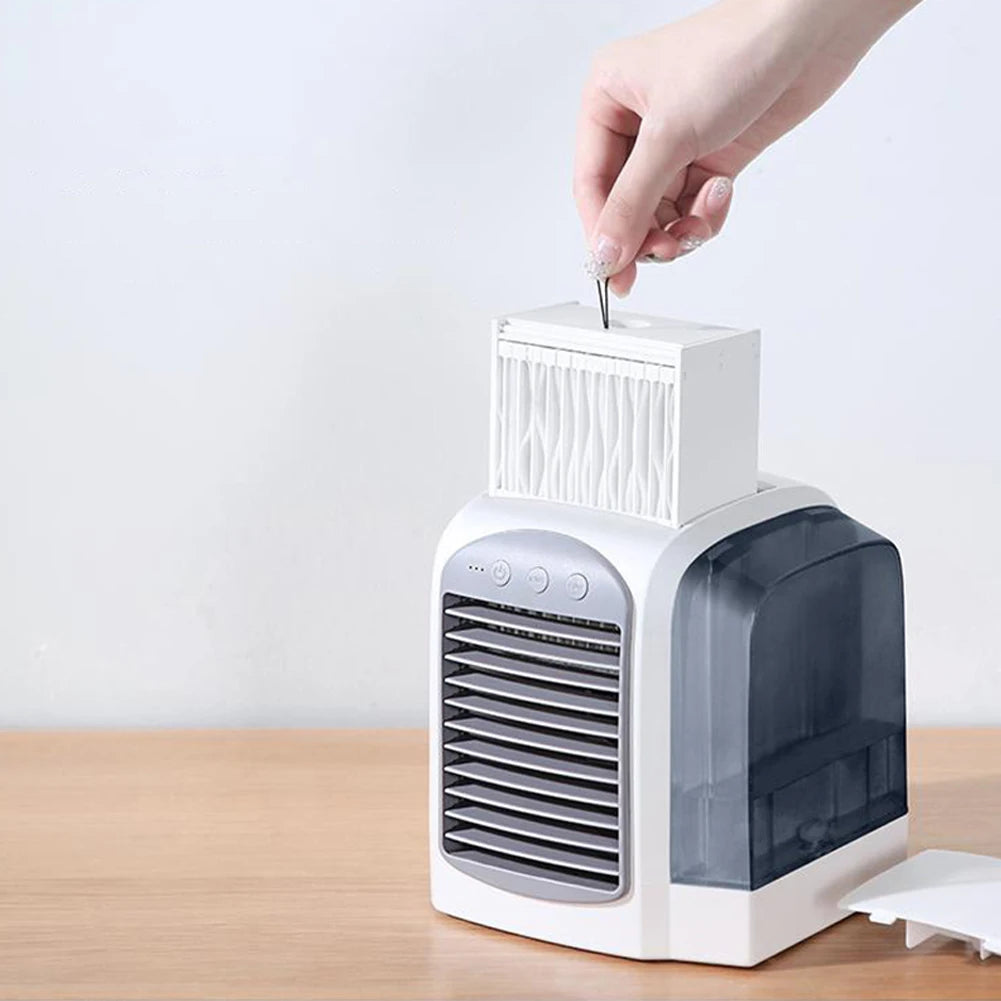 Water-Cooled Air Conditioner  Cooling Machine Humidifier Mini  Conditioner Tank Portable  Chiller for Home Office