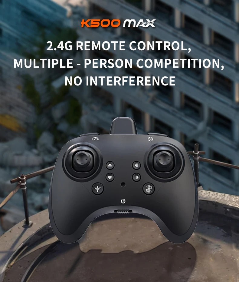 K500MAX Drone Fighter Jet 4k HD Professional Drone Camera WIFI Fpv Aircraft Quadcopte Aerial Photography Drone Birthday Toys